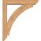 Ekena Millwork Thorton Slat Smooth Bracket w/ Offset Brace, Western Red Cedar, 5 1/2"W x 30"D x 34"H BKT0604X30X34THR06SWR - alternate 4
